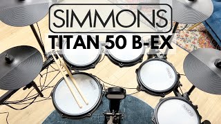 Simmons Titan 50 B-EX Best Sounding E Kit Under $500