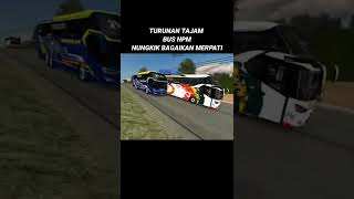 Turunan Tajam‼️ Bus NPM Nungkik Bagaikan Merpati #shorts