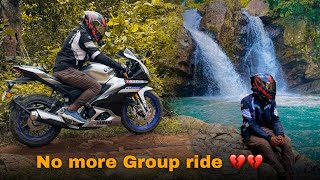 R15m Solo ride to Sitakund Waterfall || आज superbikers वालों ने दिल तोड़ दिया💔💔