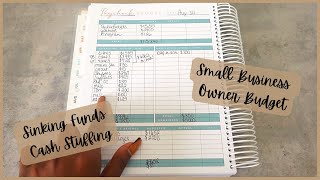 BUDGETING AS A SMALL BUSINESS OWNER| SINKING FUNDS STUFFING| ENTREPRENEUR BUDGET| TAYLORBUDGETS