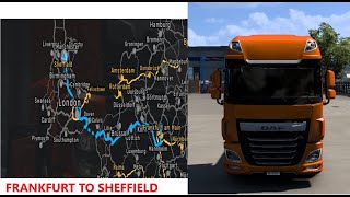 Euro Truck Simulator 2  Trip to  FRANKFURT AM MAIN (DE)-SHEFFIELD (EN) TIR