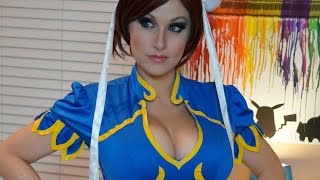 Street Fighter Cookies ft Chun Li Cosplay Kitchen | Screen Team