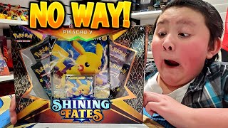 SHINING FATES PIKACHU V COLLECTION UNBOXING!! New Pokemon Cards Box Opening!