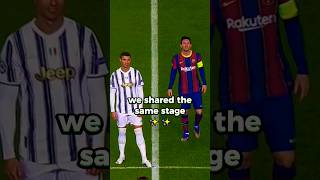 Ronaldo: The Rivalry Between Messi and Me is over 😲 #messi  #football     #ronaldo   #shorts