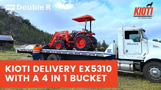 Kioti Delivery EX5310 with a 4 in 1 bucket