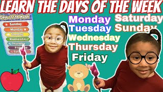 Kids Learn The Days Of The Week Singing Song Sing Along | Fun Learning for children Monday -Sunday