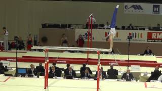 Oleg Verniaiev (UKR) - Parallel Bars - 2015 European Championships (Quals)