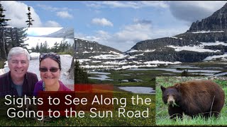 Sights to See Along the Going to the Sun Road in Glacier National Park