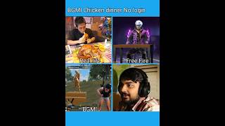 Chicken dinner in Real life vs free fire vs BGMI 😂🤣#shorts#freefire#viral