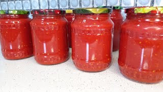 🍅Томаты/Вкусный домашний томат на зиму/ Homemade tomato 2рецепта в одном видео/Томатный сок.