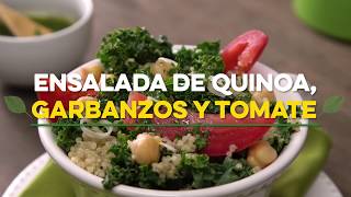 Ensalada de quinoa, garbanzos y tomate | Nutrioli Spray