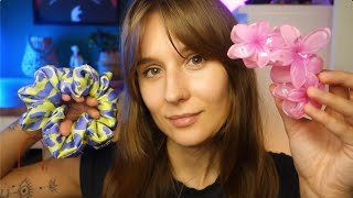 ASMR po polsku 🌙 Bawię się Swoimi Włosami 💇🏼‍♀️ Akcesoria do Włosów Show'n Tell (bliski szept)