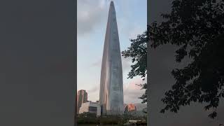 Sky world, Tallest building in South Korea, Seoul, Jamsil  lake, South Korea