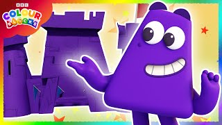 PURPLE's Pattern Powers! 🔮💜 | Kids Learn Colors with Colourblocks