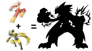 Pokemon Fusion #49: Blaziken x Zeraora