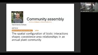 SEEM 2024 06 07 Oscar Godoy: 'The assembly and dynamics of ecological systems'