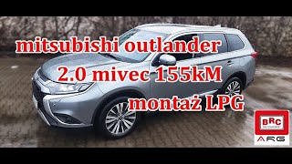 Montaż LPG Mitsubishi Outlander 2020 z silnikiem 2.0 155kM w ARG Auto Gaz Łódź