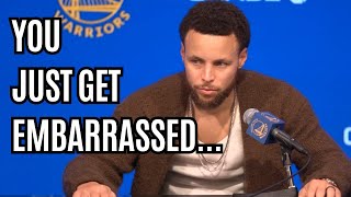 Stephen Curry TENSE Post Game Interview | Blow Out Loss vs Pelicans