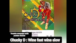 Chucky D : wine fast wine slow (La Siaule Riddim) YSK Remix reggae