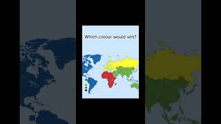 Which colour would win? (World edition)