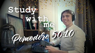 3-hour Study With Me 📚📖 50:10 Pomodoro || RAIN 🌧️