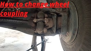 How to change wheel coupling Diesel Auto rikhshaw service and repairing