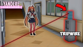 Playing with the NEW water trap  - Yandere Simulator