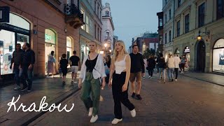 Krakow Poland Walking Tour 4k 🇵🇱 Rynek Glowny, Tourist Attractions, Summer Vibes 2022