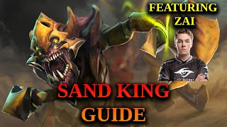 How To Play Sand King - 7.32c Basic Sand King Guide