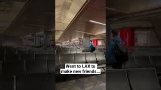 ALONE in LAX Airport! #shorts #laxairport #airport