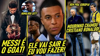 LOUCURA no REAL! - MBAPPE QUER LUGAR de VINI JR! - CR7 na EUROPA! - RODRI COMPARA CR7 e MESSI!