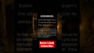 Doa ketika Ingin memulai usaha dan saat berusaha#allahbersamakita #shorts