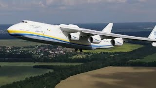 Spectacular Drone Footage of AN-225 Mriya taking off | Only planes