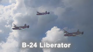 B-24 Liberator 重爆撃機 飛行映像 | リパブリック讃歌