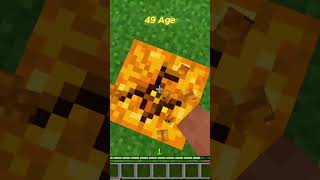 Bases at Different Ages in Minecraft #shorts #viral #minecraft