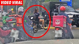 Abam polis tiba2 muncul, Tengok amoi ni buat apa