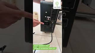 How to use a KOOL ENERGY 1kw Mobile Inverter Trolley