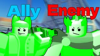 Roblox Phighting, But Both Teams Are THE SAME COLOR!