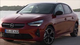 2020 Opel Corsa Red Hatchback drives and exterior interior