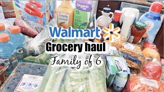 WALMART GROCERY HAUL // FAMILY OF 6 // Mama Approved