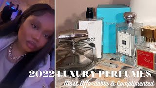 2022 MOST COMPLIMENTED LUXURY + AFFORDABLE PERFUME HAUL | MUST HAVES!