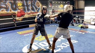 *INTENSE* SPARRING AT THE BOXING GYM!!!