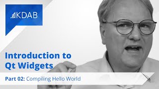 Introduction to Qt Widgets (Part 02) -  Compiling Hello World