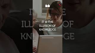 quotes / The greatest enemy of knowledge is not ignorance, it is the illusion of knowledge