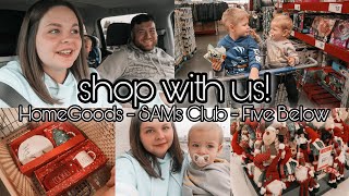 Christmas Shop With Me | SAMs Club, HomeGoods, Hobby Lobby & Five Below