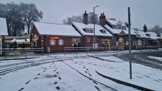 Snow at Farnborough Station