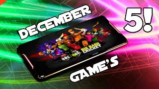 Top 5 Best Android/iOS Games - Free Games 2018 (December)