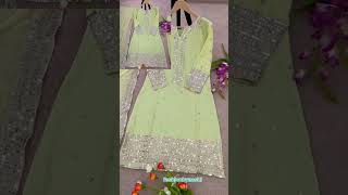 designer partywear sharara dress fashion #fashion #2023fashion #shararagharara #sharara #partywear