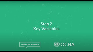 Step 2: Selecting Your Key Variables