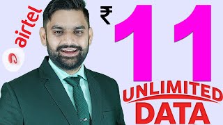 Airtel 5G Plus Unlimited Data Plan | Airtel Rs.11 Data Plan | Airtel Unlimited Data Plan |